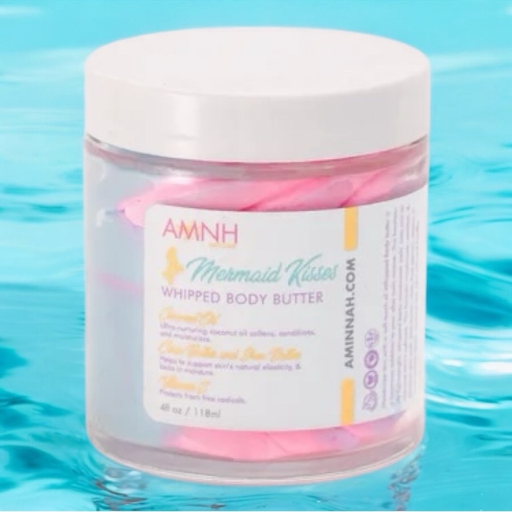 Aminnah AMNH Mermaid Kisses 8 oz Whipped Body Butter - Pink and Purple - Picture 4 of 5